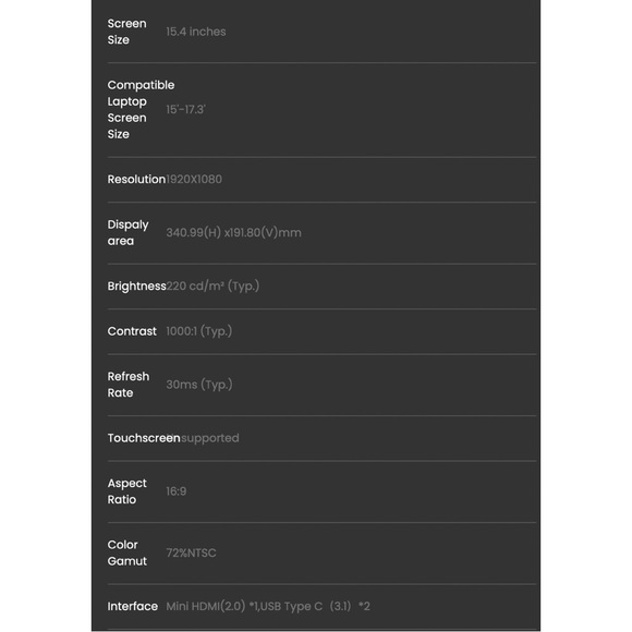 LIMINK Portable Triple Monitor TriView S20 Grey NWOT - Picture 9 of 15